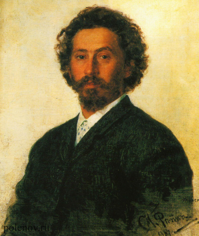 «Автопортрет» (1887) И. Репина.